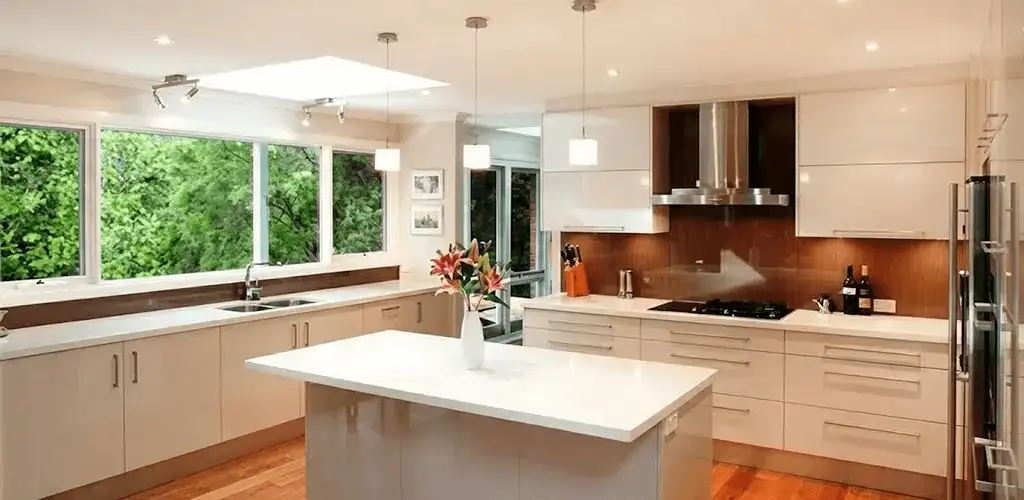 Kitchen cabinet refacing and remodel results in a modern kitchen in Colorado Springs, CO