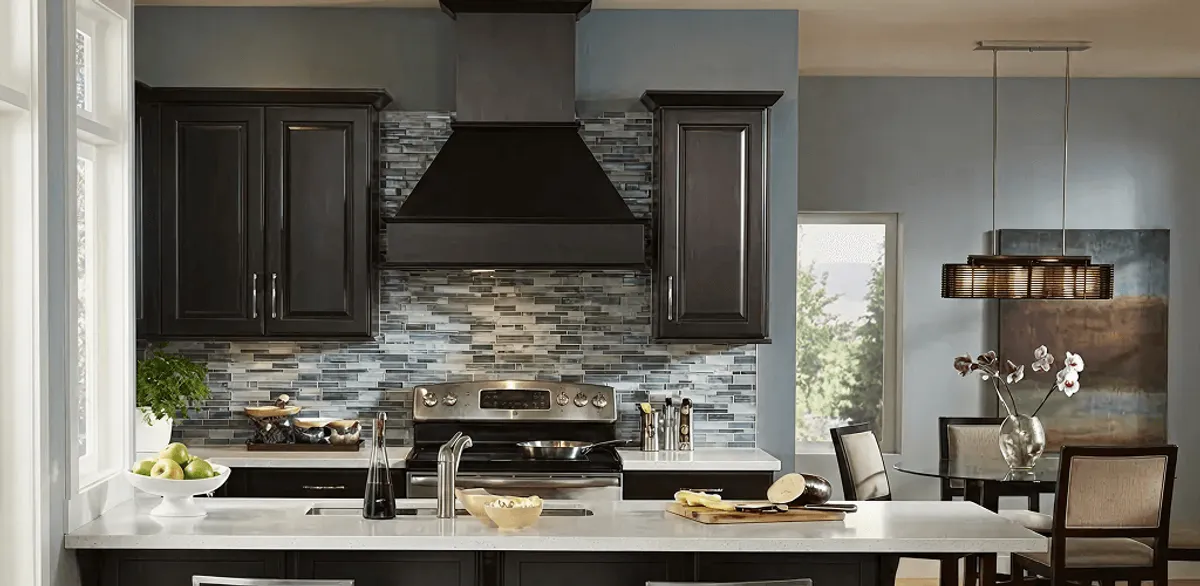 Kitchen cabinet painting and refinishing in a modern kitchen in Colorado Springs, CO
