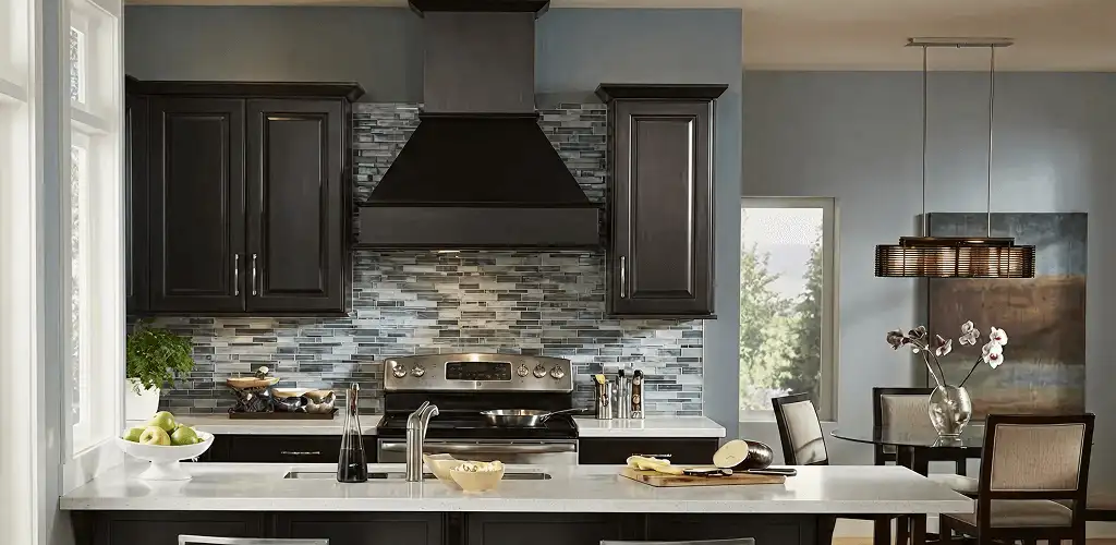 Kitchen cabinet painting and refinishing in a modern kitchen in Colorado Springs, CO